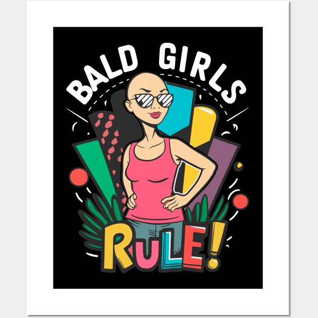 Bald girl Wall Art by VivaVagina